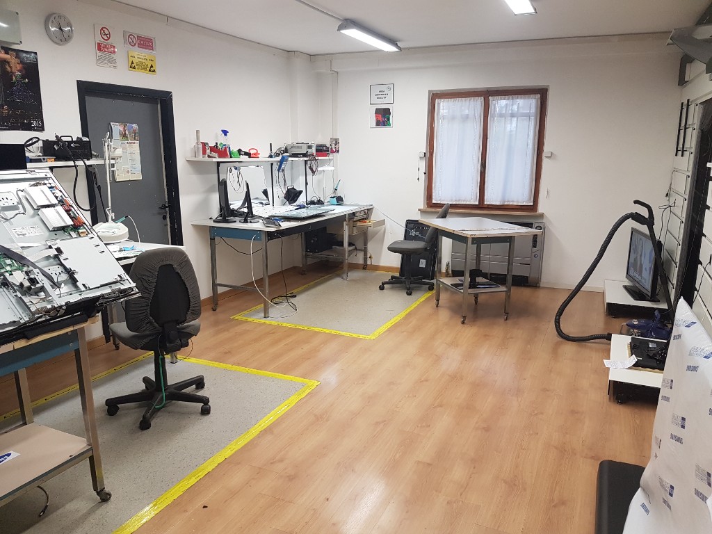 Postazioni del laboratorio Videolab